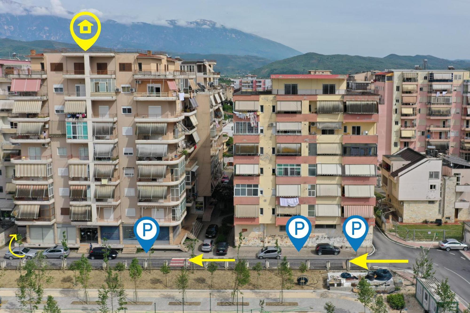 Ferienwohnung Berat City Panorama 2 Exterior foto